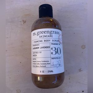 M. Greengrass Cardamom Lavender Foaming Body Scrub